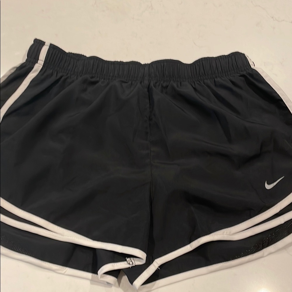 Nike Black Athletic Shorts with Signature Design